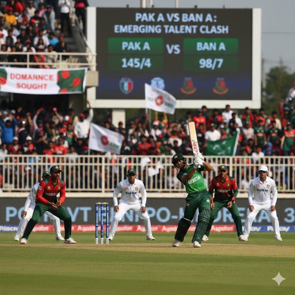 Pak A Vs Ban A: Pakistan’s Emerging Talent Seeks Dominance in High-Stakes Clash