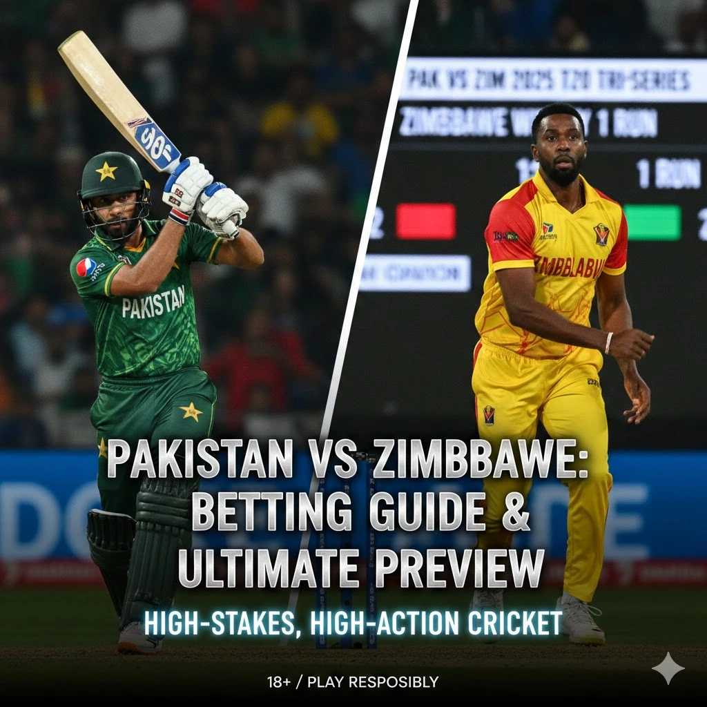 Pakistan Vs Zimbabwe: Betting Guide and Ultimate Preview of 2025 T20 Tri-Series