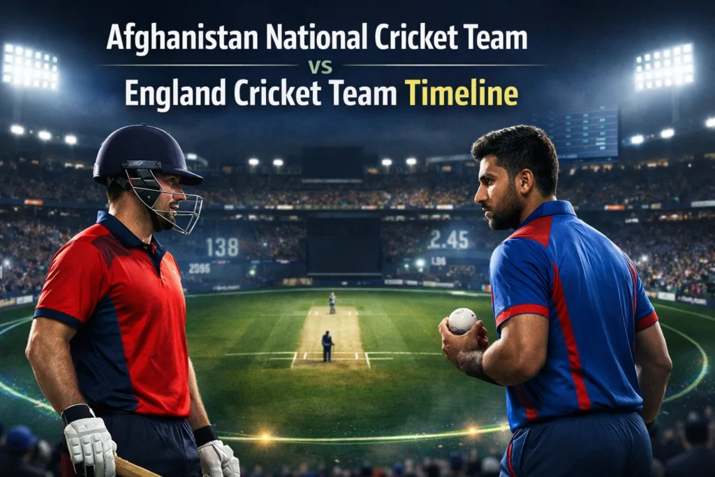 Afghanistan National Cricket Team vs England Cricket Team Timeline: Full Match History, Stats & Betting Insight