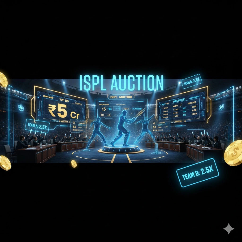 ISPL 2025 Auction: Complete Roster, Auction Date & Breaking News