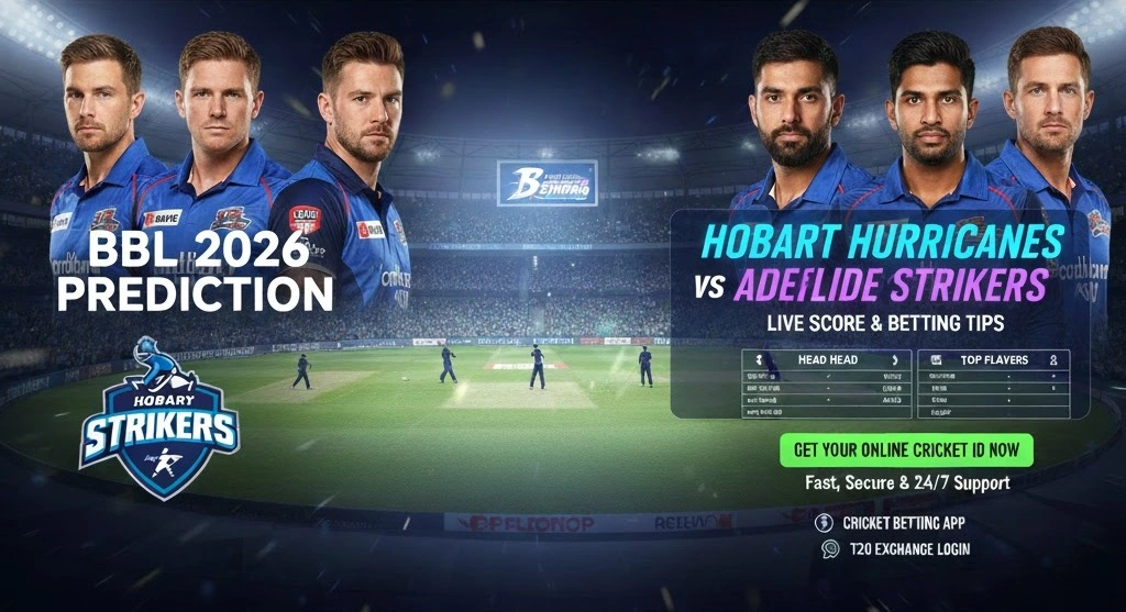 Hobart Hurricanes vs Adelaide Strikers: BBL Prediction and Stats