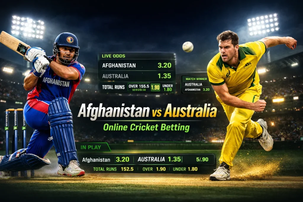 Afghanistan vs Australia – Online Cricket Betting Match Preview