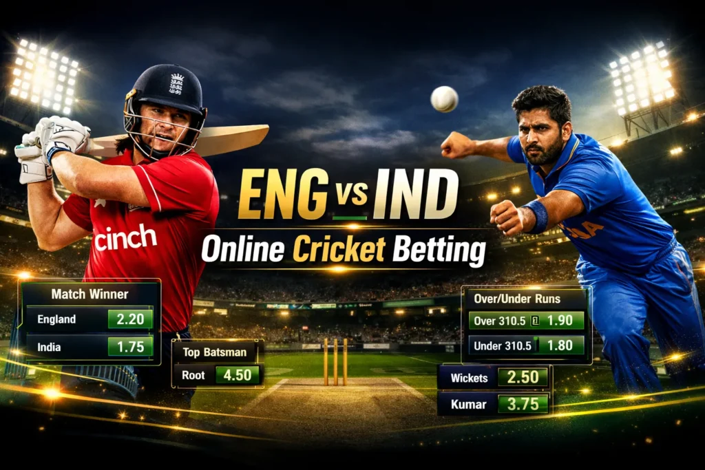 ENG vs IND – Online Cricket Betting Expert Guide for the Big Cricket Match