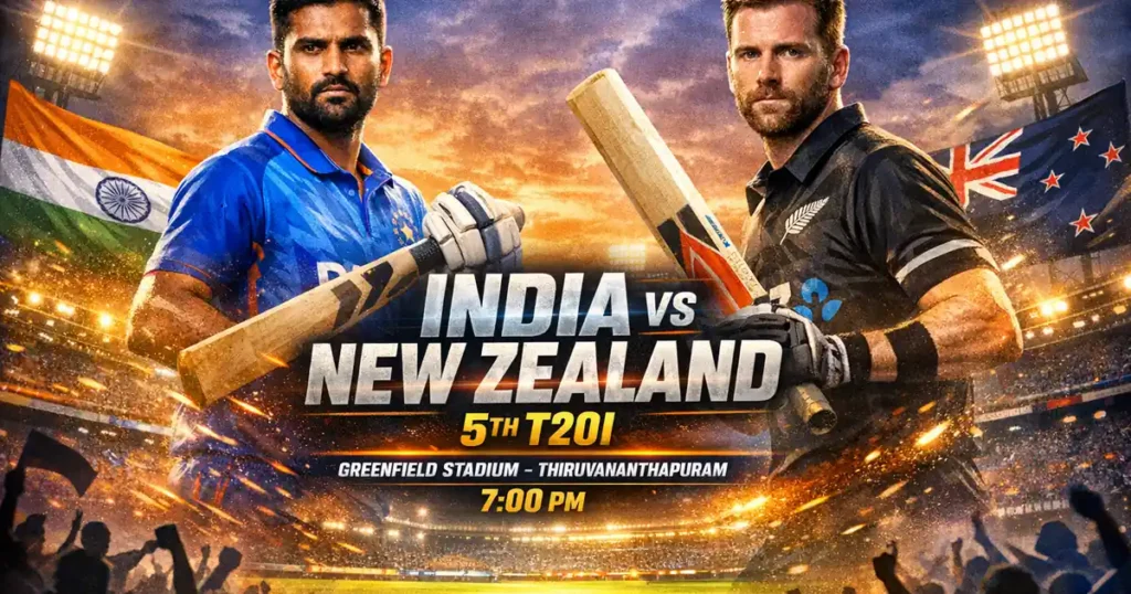 IND vs NZ 5th T20i: India’s Reset Button Before Trivandrum Finale