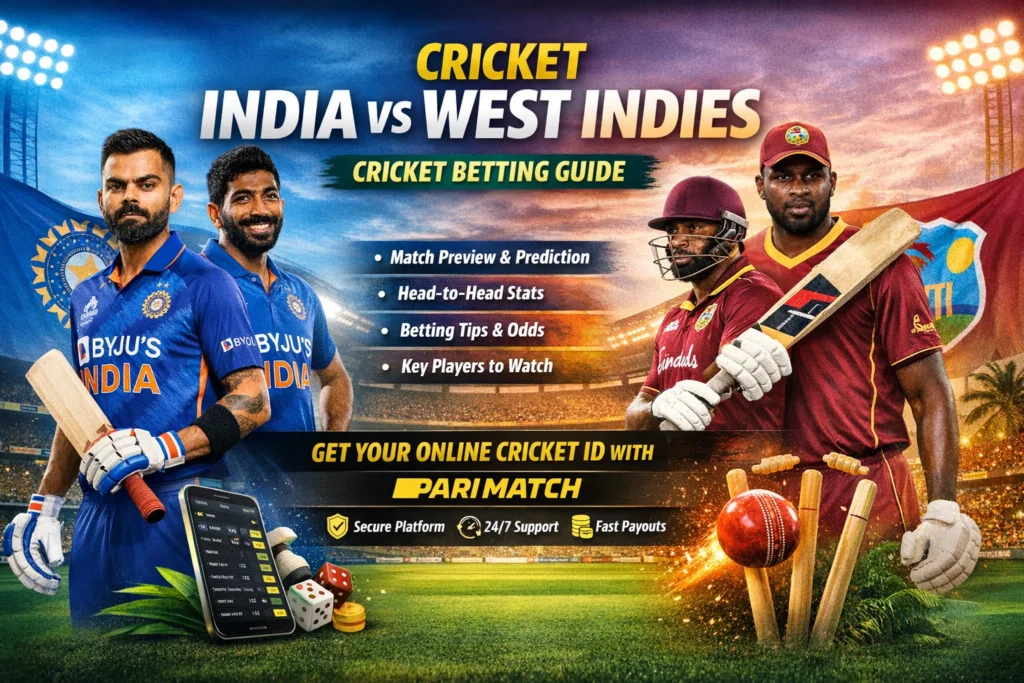 Cricket India vs West Indies – Cricket Betting Match Guide