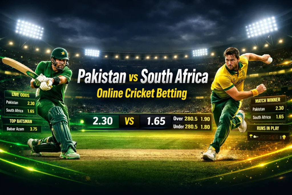 Pakistan vs South Africa – Expert Guide for Online Cricket Betting