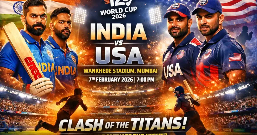India vs USA T20I: Who’s the More Dangerous Squad?